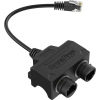 RJ12 auf Dual RJ45 Push-Lock Signal Duplicator